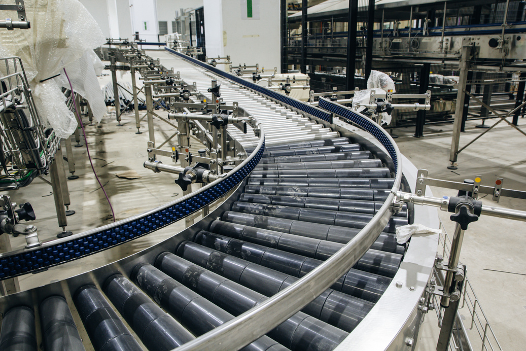 Crossing of the Roller Conveyor, Production Line Conveyor Roller